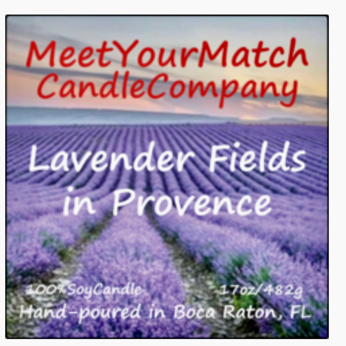 Candle: Lavender Fields in Provence